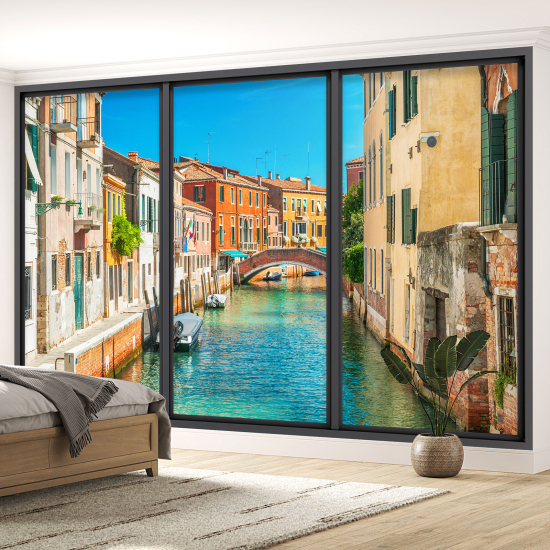 Papel pintado panorámico trampantojo - Venecia