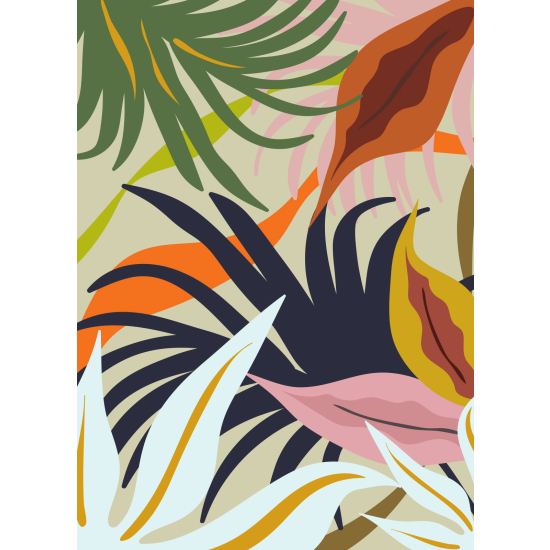 Papel pintado panorámico - Tropical