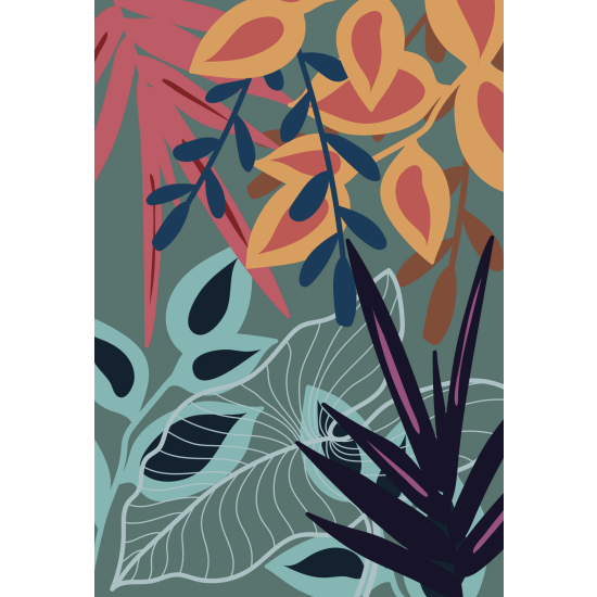 Papel pintado panorámico - Tropical