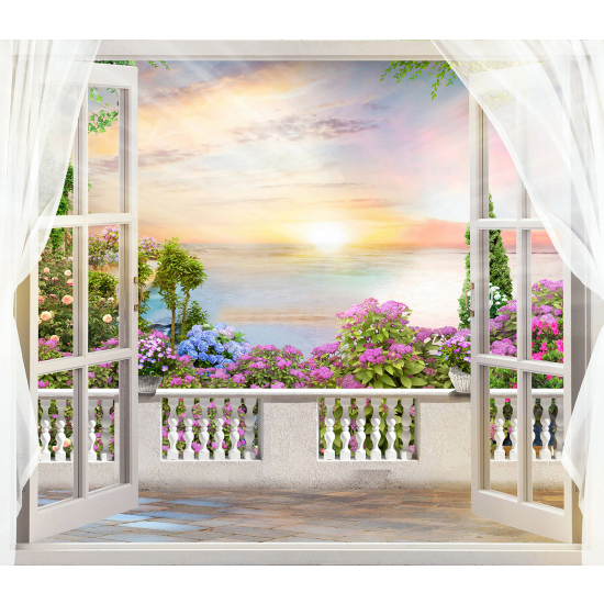 Papel pintado panorámico - Vista al mar