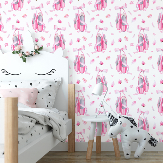 Papel pintado para niños - infantil - Bailarinas