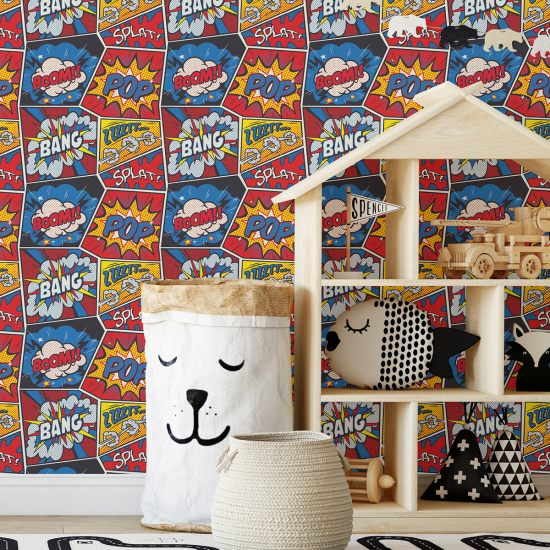 Papel pintado para niños - infantil - Cómics