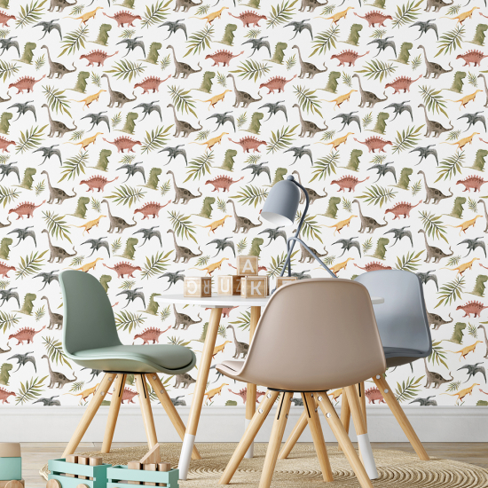Papel pintado para niños - infantil - Dinosaurios