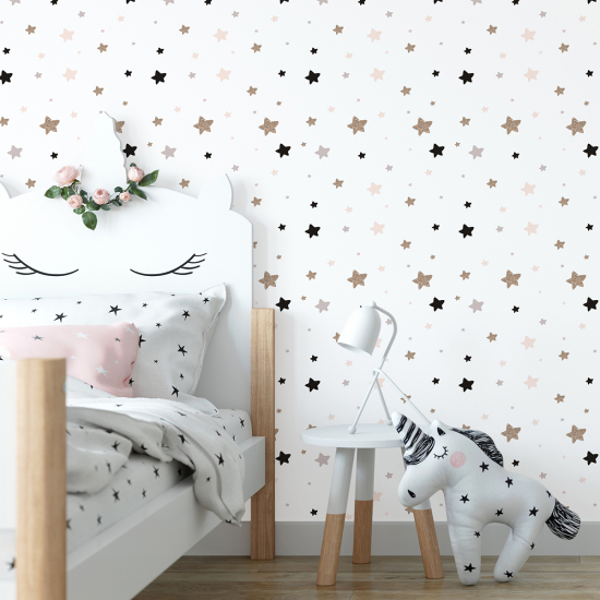 Papel pintado para niños - infantil - Estrellas