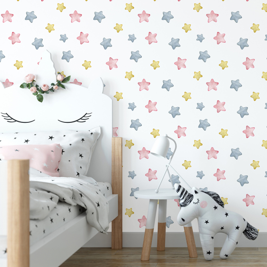 Papel pintado para niños - infantil - Estrellas