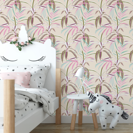 Papel pintado para niños - infantil - Floral