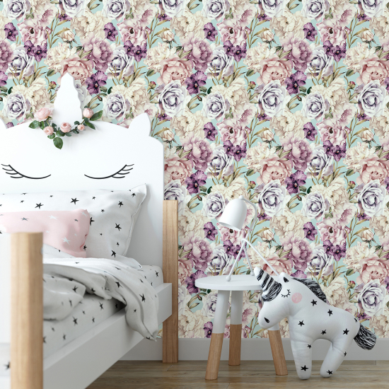 Papel pintado para niños - infantil - Floral