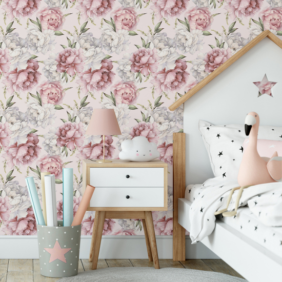 Papel pintado para niños - infantil - Floral
