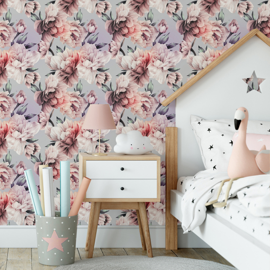Papel pintado para niños - infantil - Floral