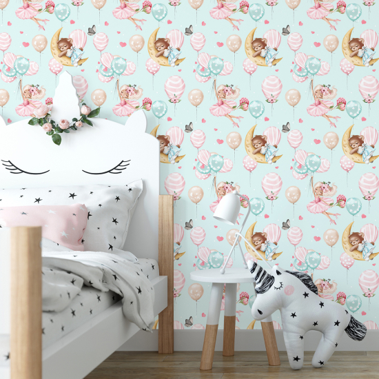 Papel pintado para niños - infantil - Globos