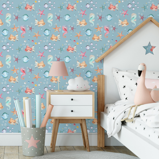 Papel pintado para niños - infantil - Océano