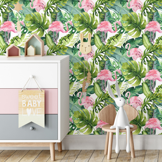 Papel pintado para niños - infantil - Tropical