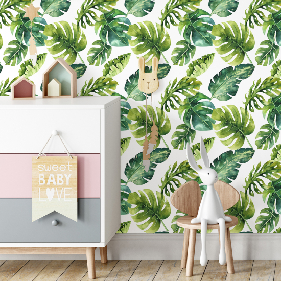 Papel pintado para niños - infantil - Tropical