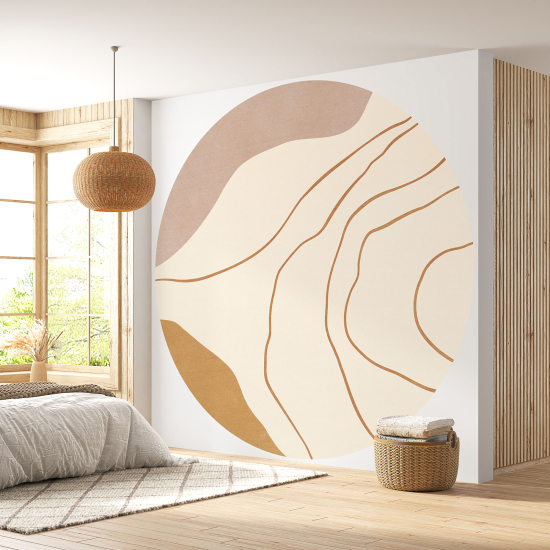 Papel pintado redondo - Boho