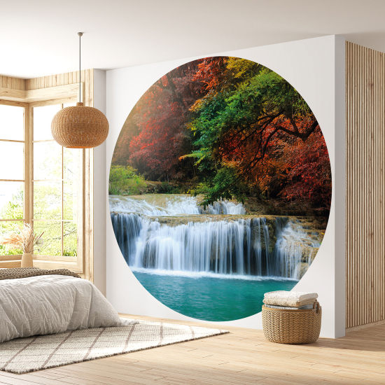 Papel pintado redondo - Cascada