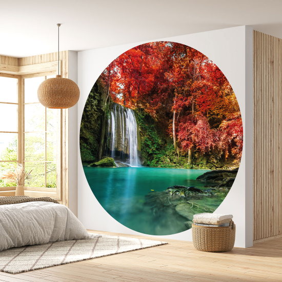 Papel pintado redondo - Cascada