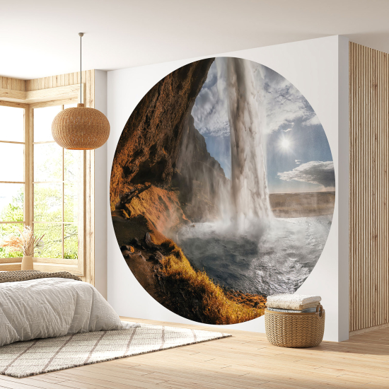 Papel pintado redondo - Cascada