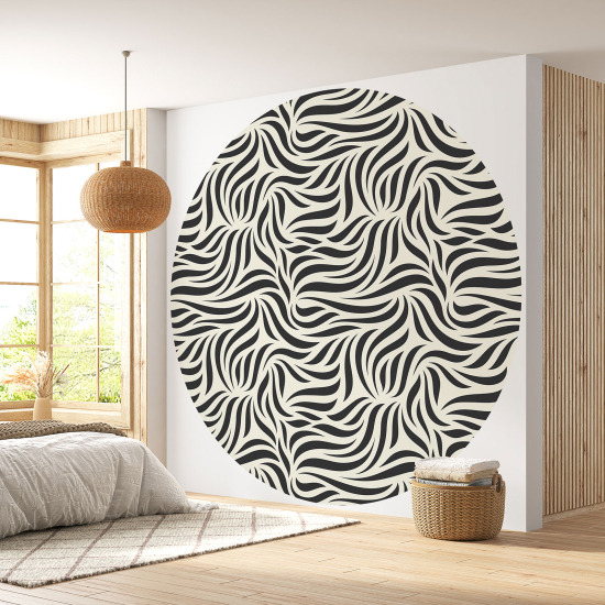 Papel pintado redondo - Diseño