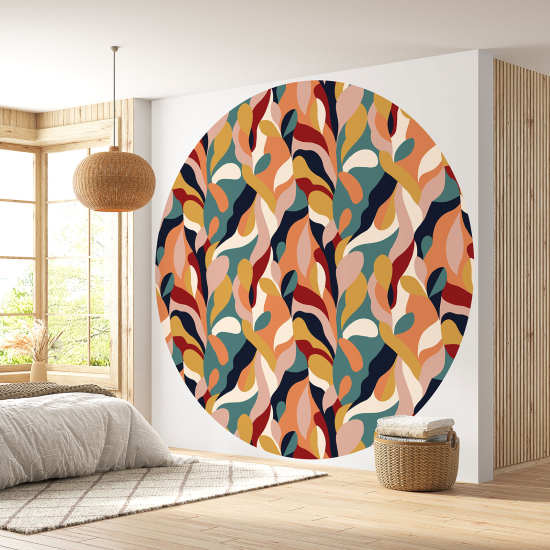 Papel pintado redondo - Diseño