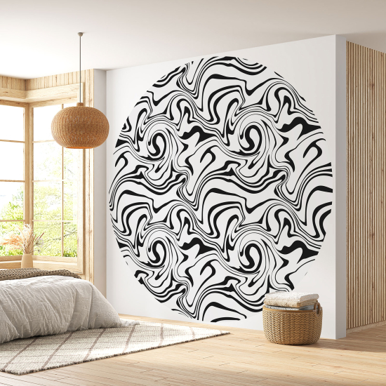 Papel pintado redondo - Diseño