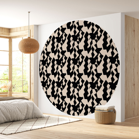 Papel pintado redondo - Diseño