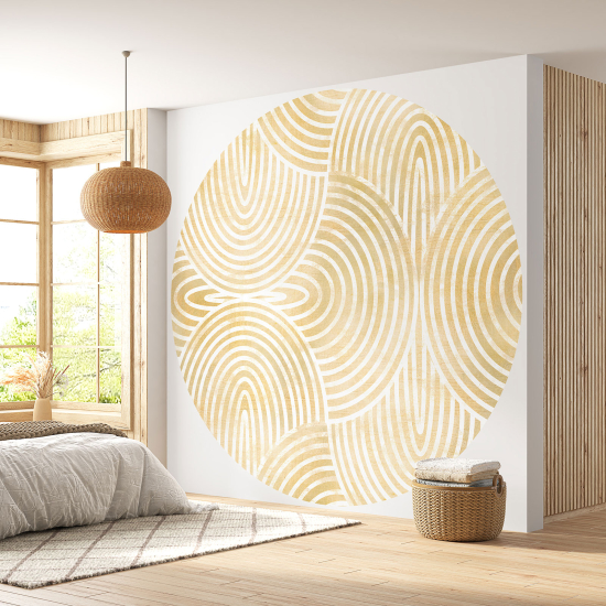 Papel pintado redondo - Diseño