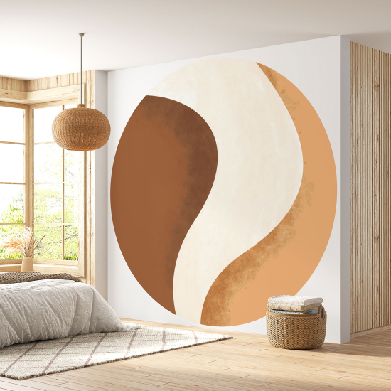 Papel pintado redondo - Diseño