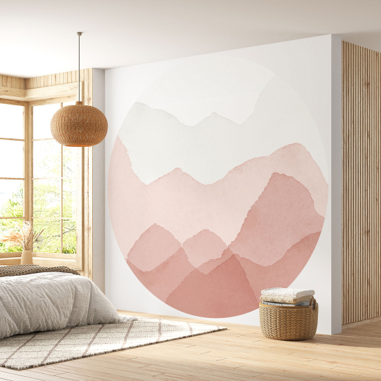 Papel pintado redondo - Diseño