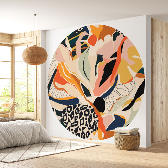 Papel pintado redondo - Diseño