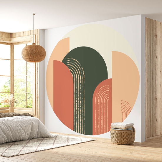 Papel pintado redondo - Diseño