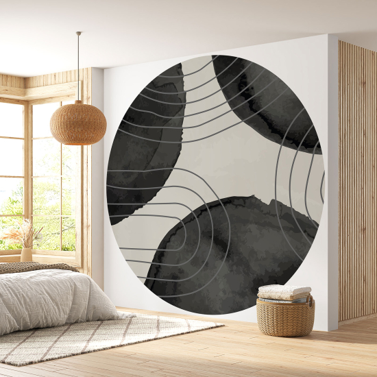 Papel pintado redondo - Diseño