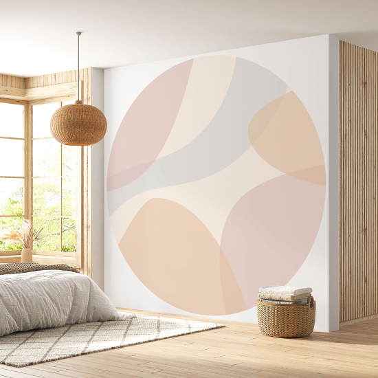 Papel pintado redondo - Diseño