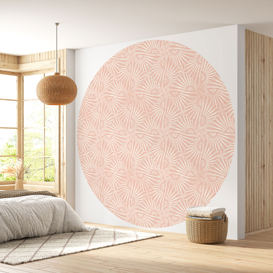 Papel pintado redondo - Diseño de Motivos