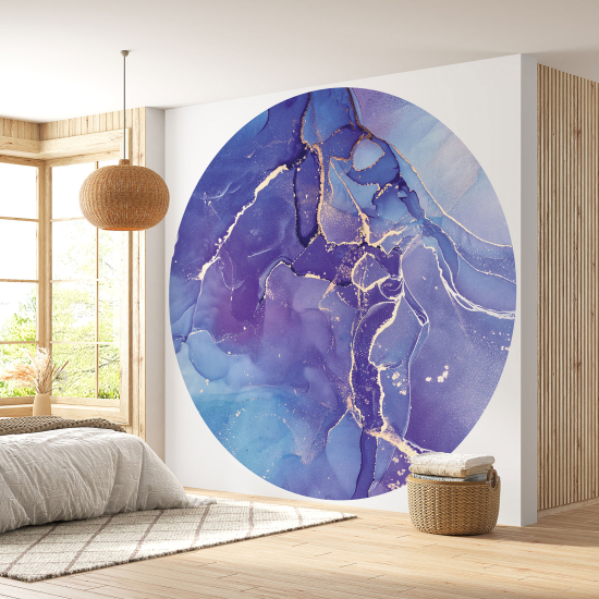 Papel pintado redondo - Efecto Marmoleado