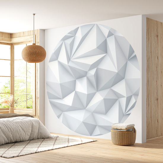 Papel pintado redondo - Moderno 3D