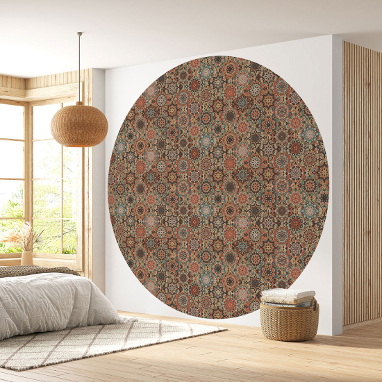 Papel pintado redondo - Mosaico