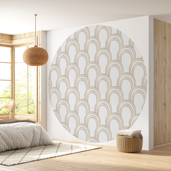 Papel pintado redondo - Motivo elegante