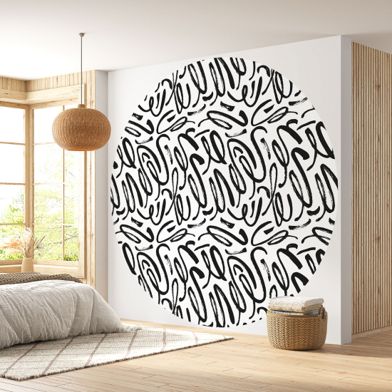 Papel pintado redondo - Motivo Gráfico