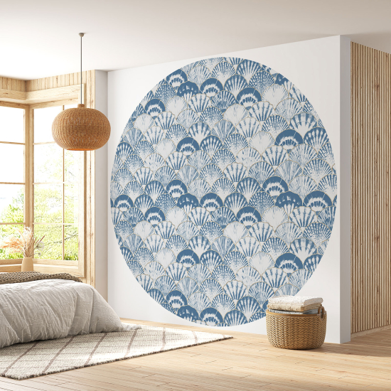 Papel pintado redondo - Motivo oriental