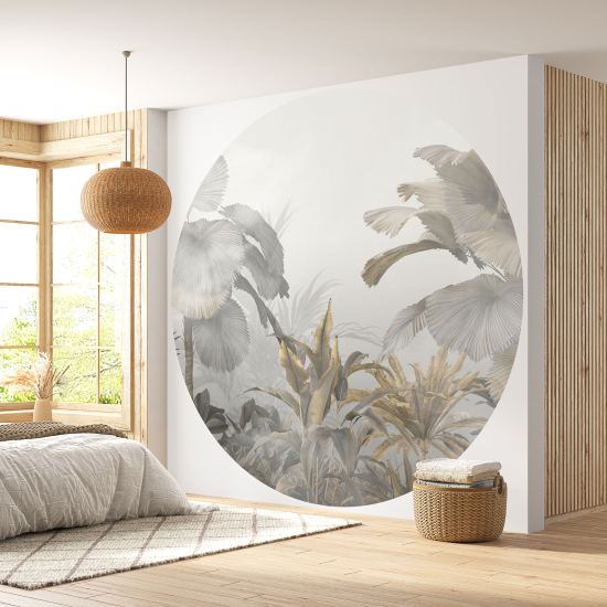 Papel pintado redondo - Selva Tropical