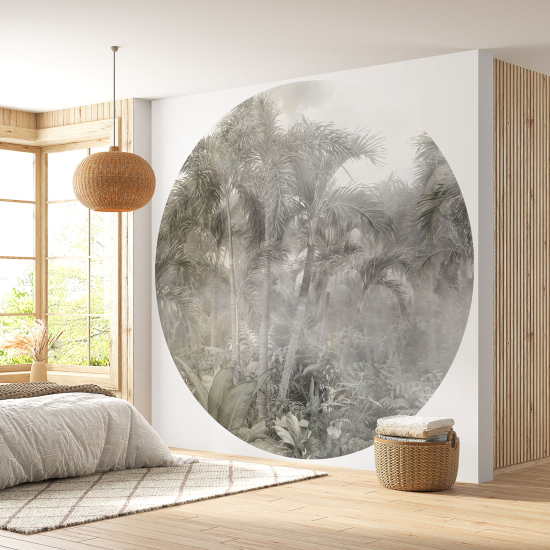 Papel pintado redondo - Selva Tropical