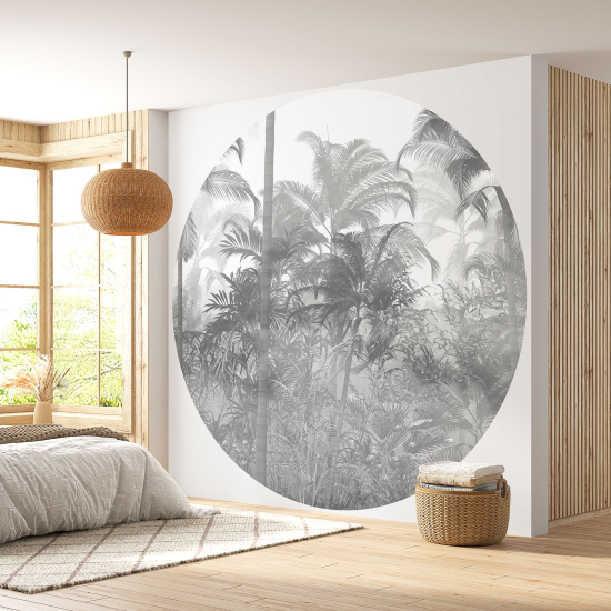 Papel pintado redondo - Selva Tropical