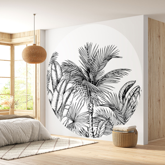 Papel pintado redondo - Selva Tropical