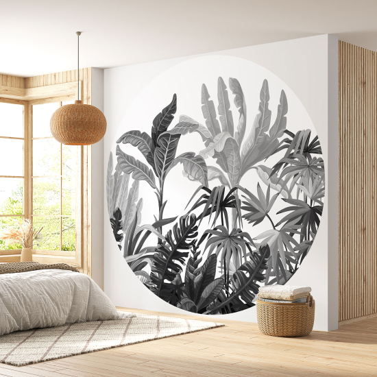 Papel pintado redondo - Selva Tropical