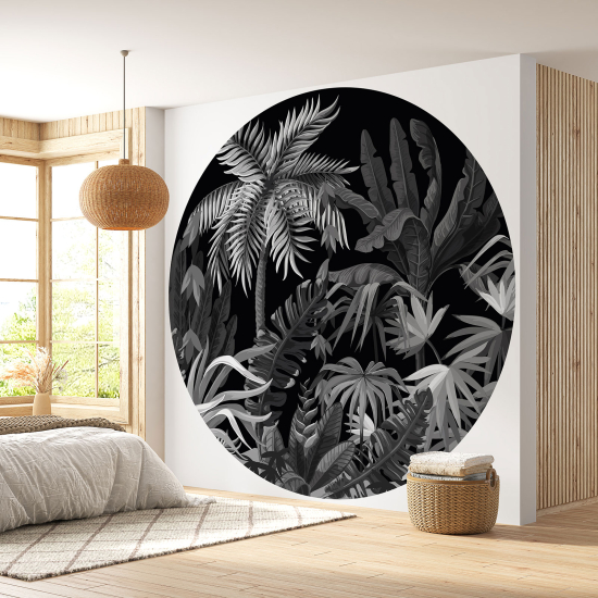 Papel pintado redondo - Selva Tropical