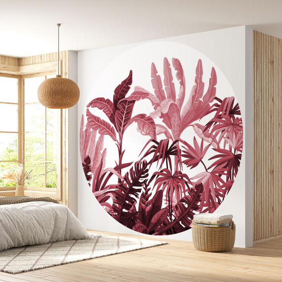 Papel pintado redondo - Selva Tropical