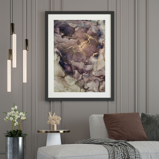 Póster - Efecto marmoleado