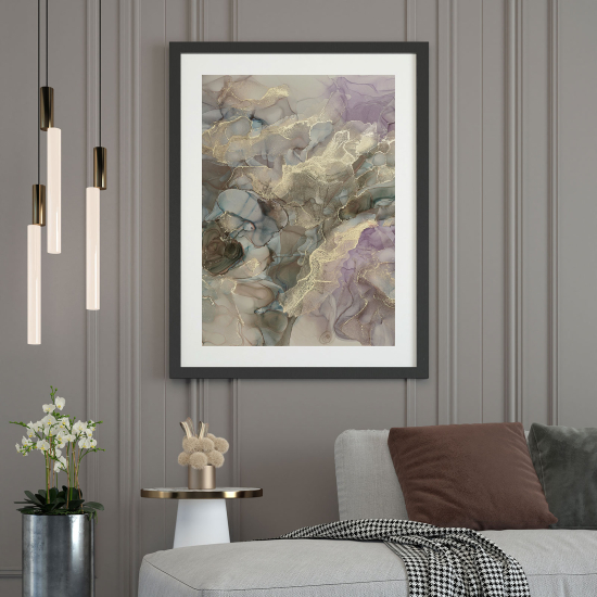 Póster - Efecto marmoleado