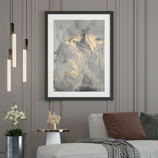 Póster - Efecto marmoleado