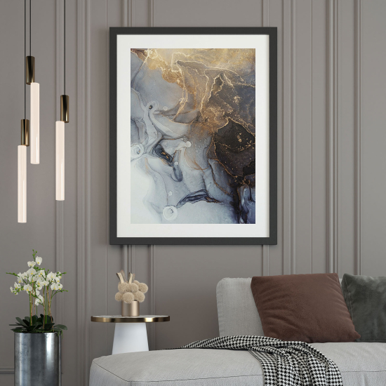 Póster - Efecto marmoleado